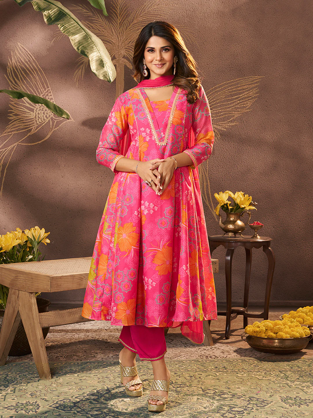 Best 3 Pcs Cotton Kurti Set Trader, Supplier & Wholesaler in West Bengal, Bihar, Assam & India